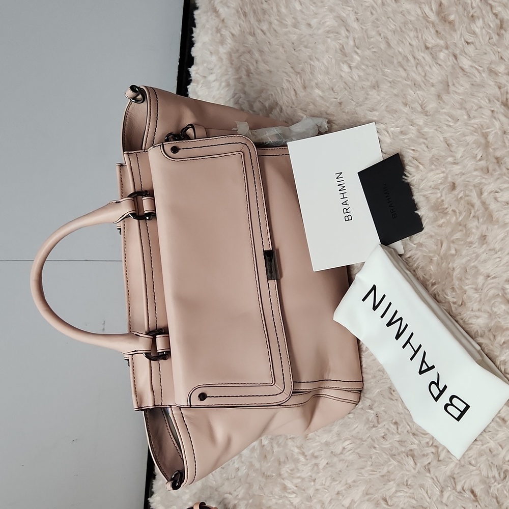 Nwt Brahmin Taylor Galveston Genuine leather